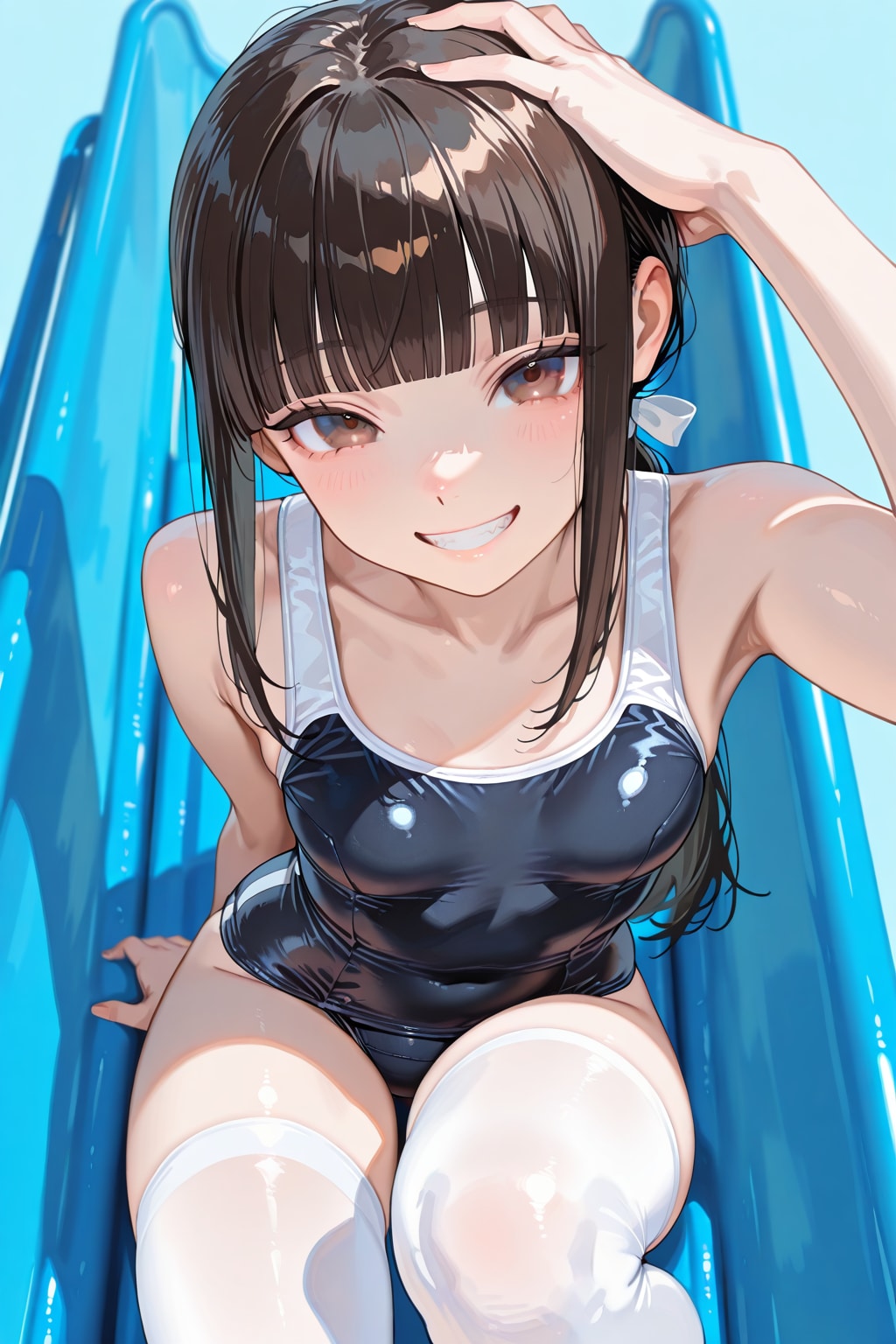 スク水ニーハイ