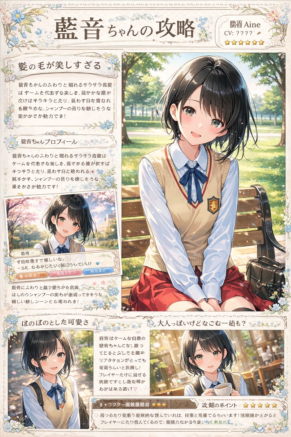 藍音ちゃんの攻略本 | の人気AIイラスト・グラビア