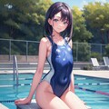 スクール水着の女の子３ 6枚目