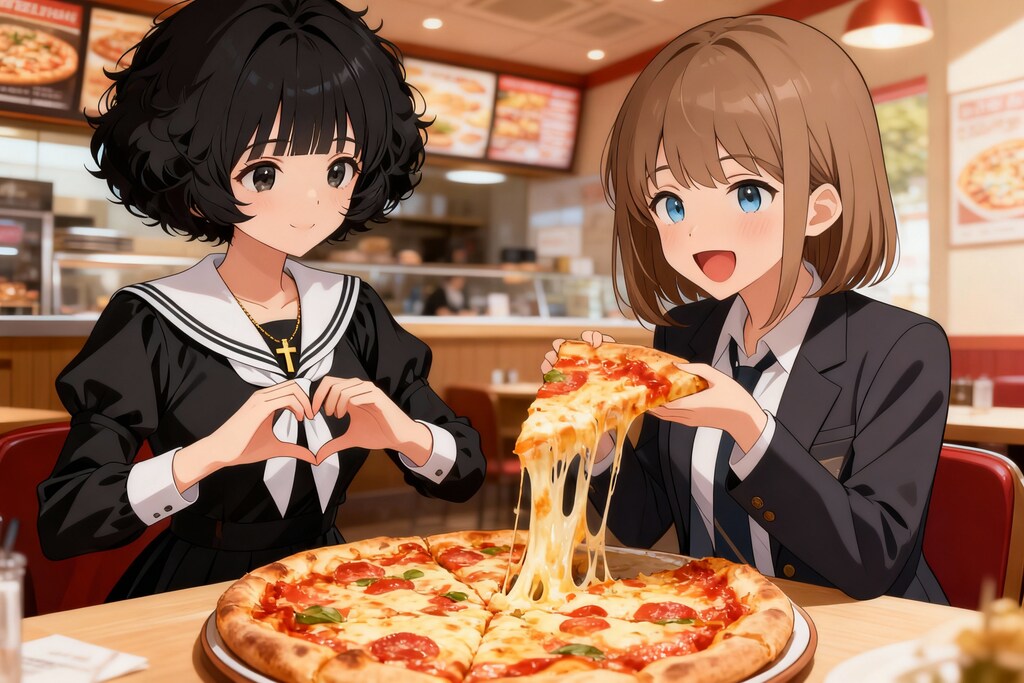 ピザの日にピザを食べる