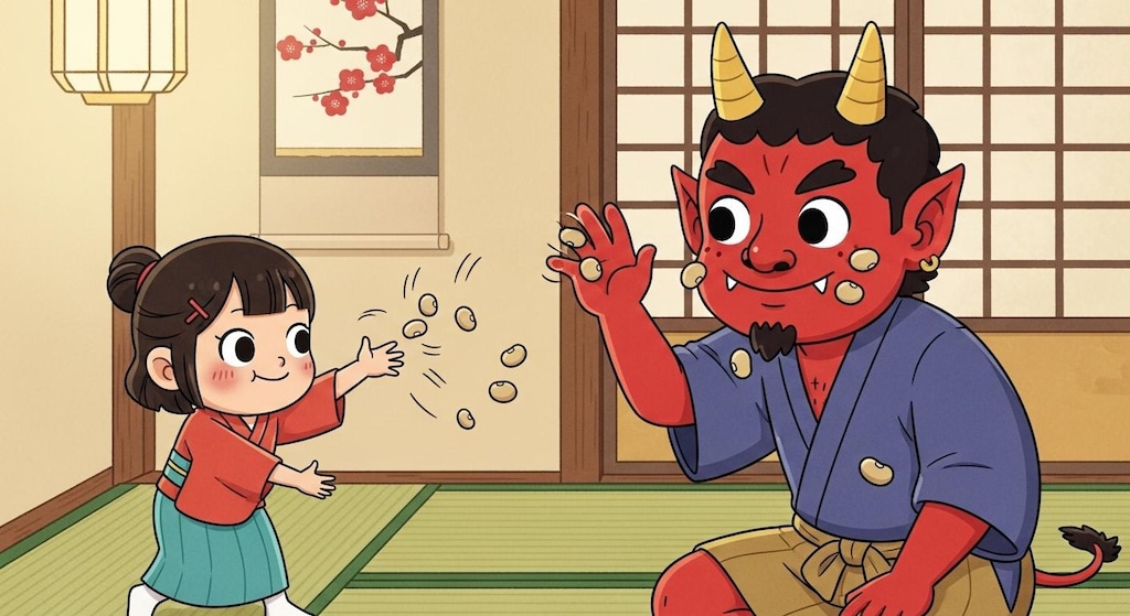 かわいい節分の日