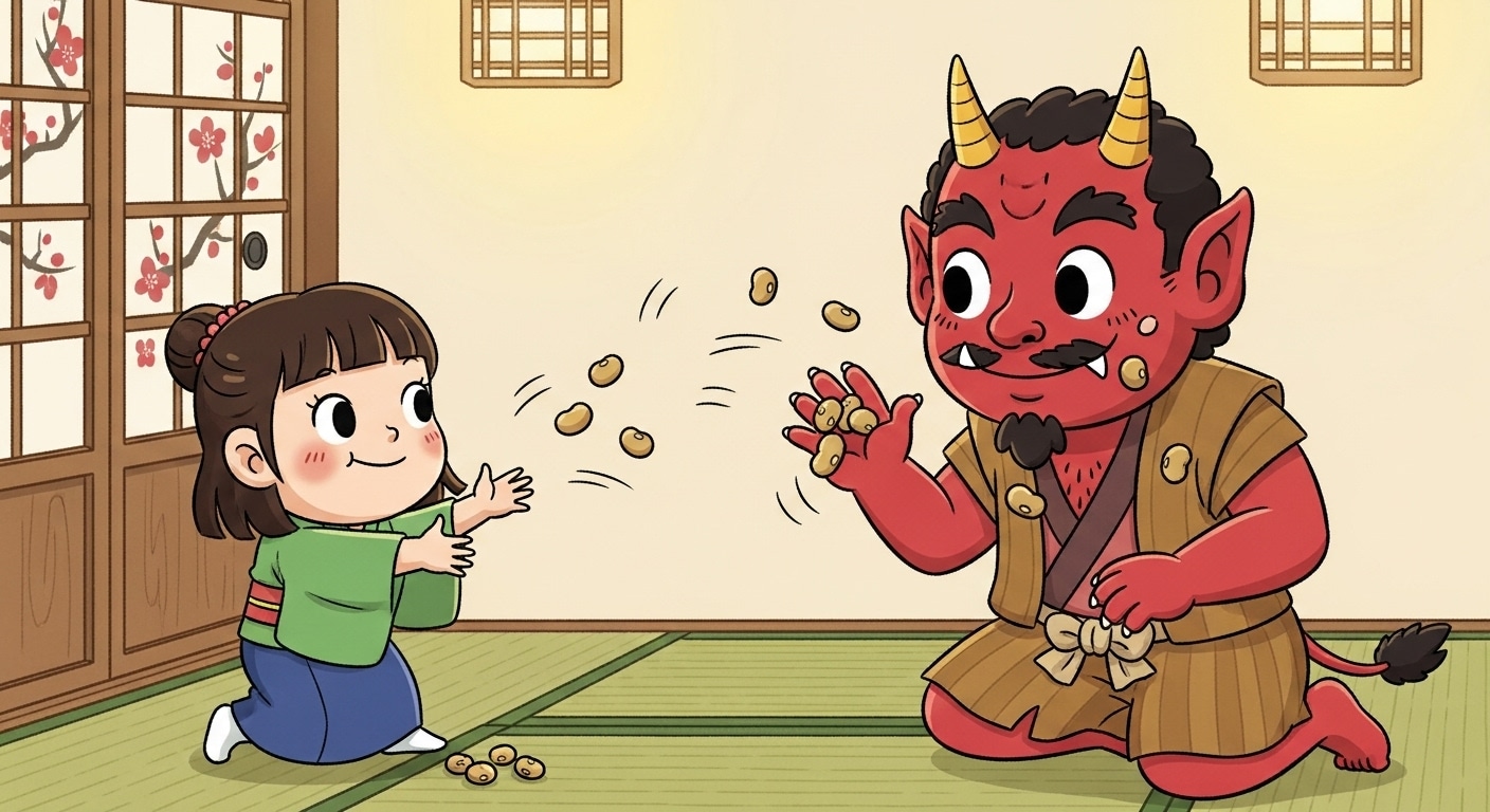 かわいい節分の日 | の人気AIイラスト・グラビア