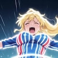 （これが超次元ハイレグ美少女消滅サッカーだっ！パラパラ疑似アニメ♪）正義（性技）の必殺シュートをハイレグ股間にうけ身悶えながら消滅する悪のハイレグサッカー選手💦 9枚目