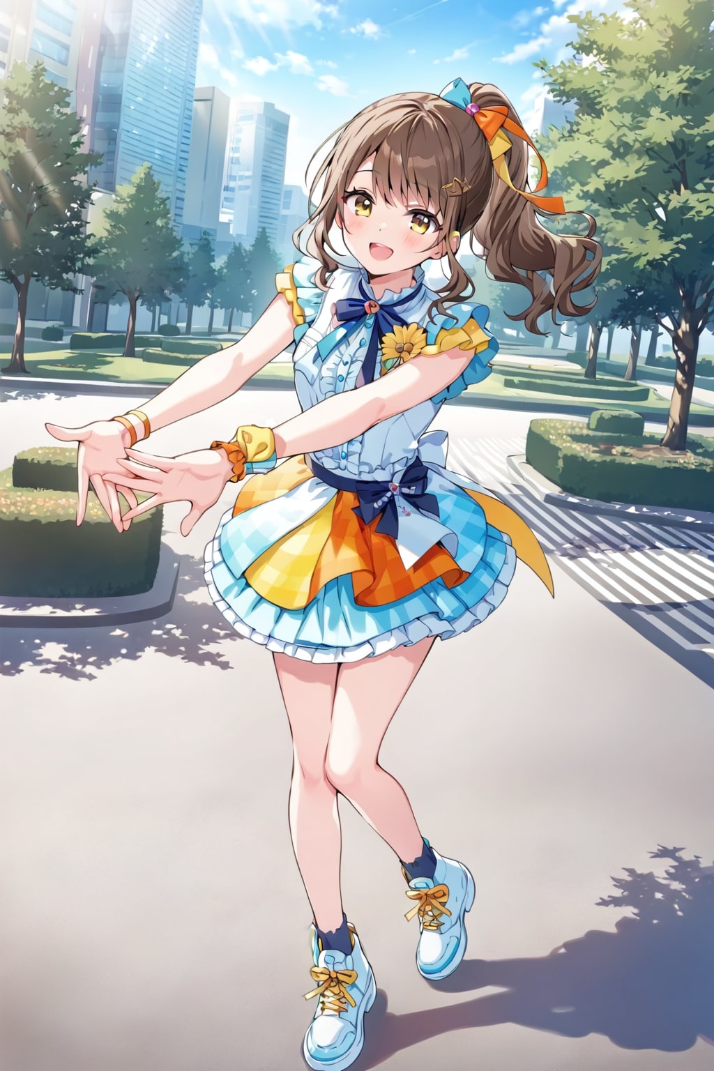 公園で、気分転換。