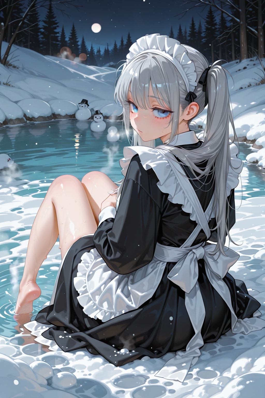 秘湯💕 | の人気AIイラスト・グラビア