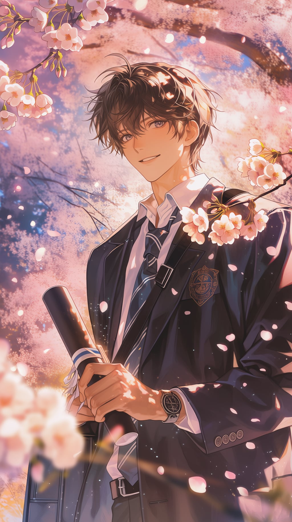 青年の春の卒業🎓🌸