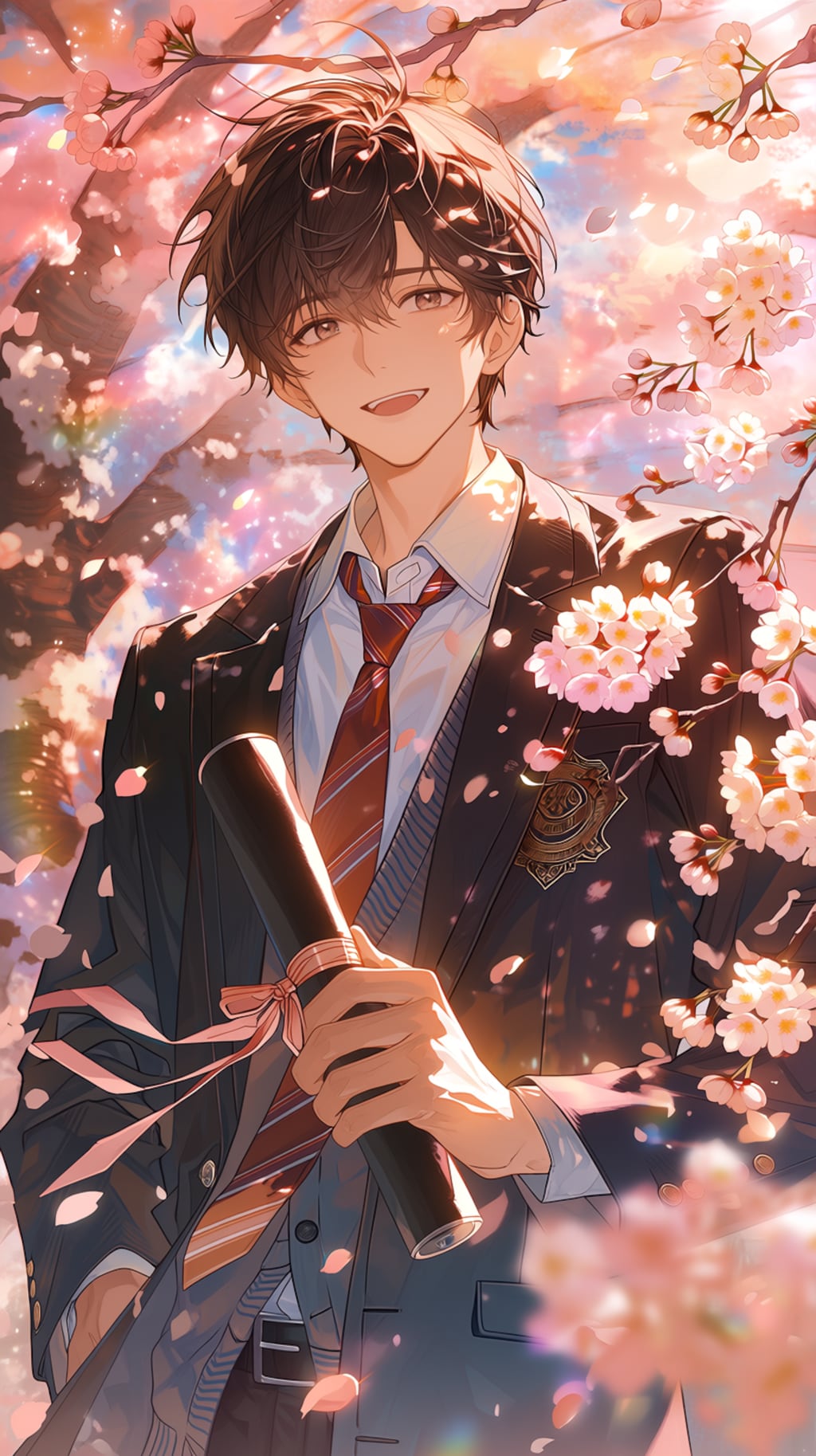 青年の春の卒業🎓🌸