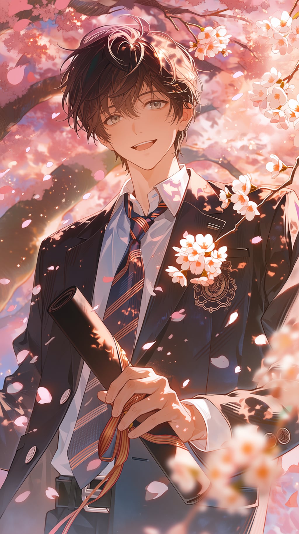 青年の春の卒業🎓🌸