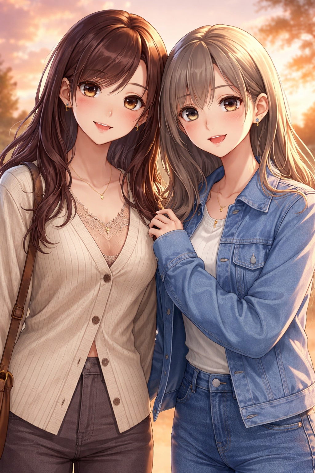 夕陽の女性 | の人気AIイラスト・グラビア