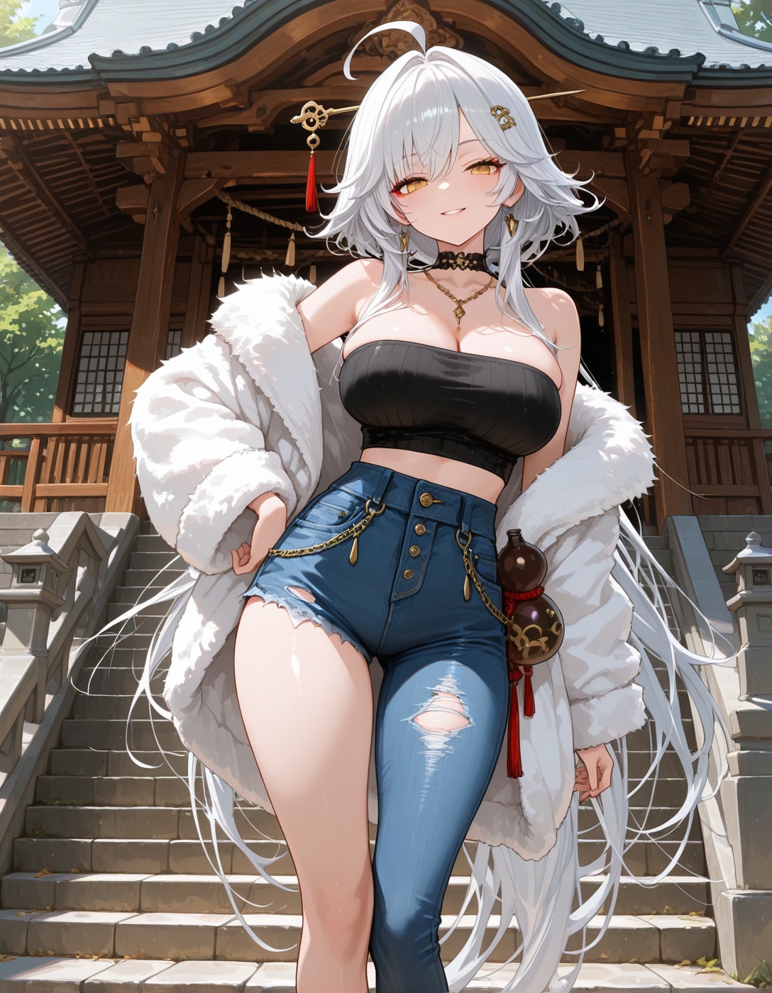 片脚デニムってあったよね(*ฅ́˘ฅ̀*)♡