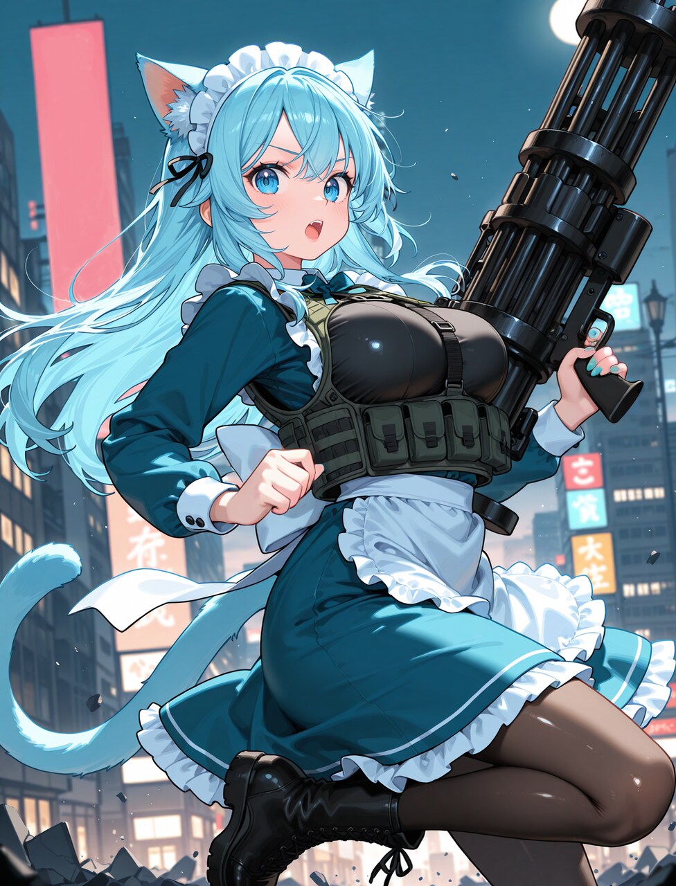 ネコ耳メイド防衛隊 2025.3.4 | の人気AIイラスト・グラビア