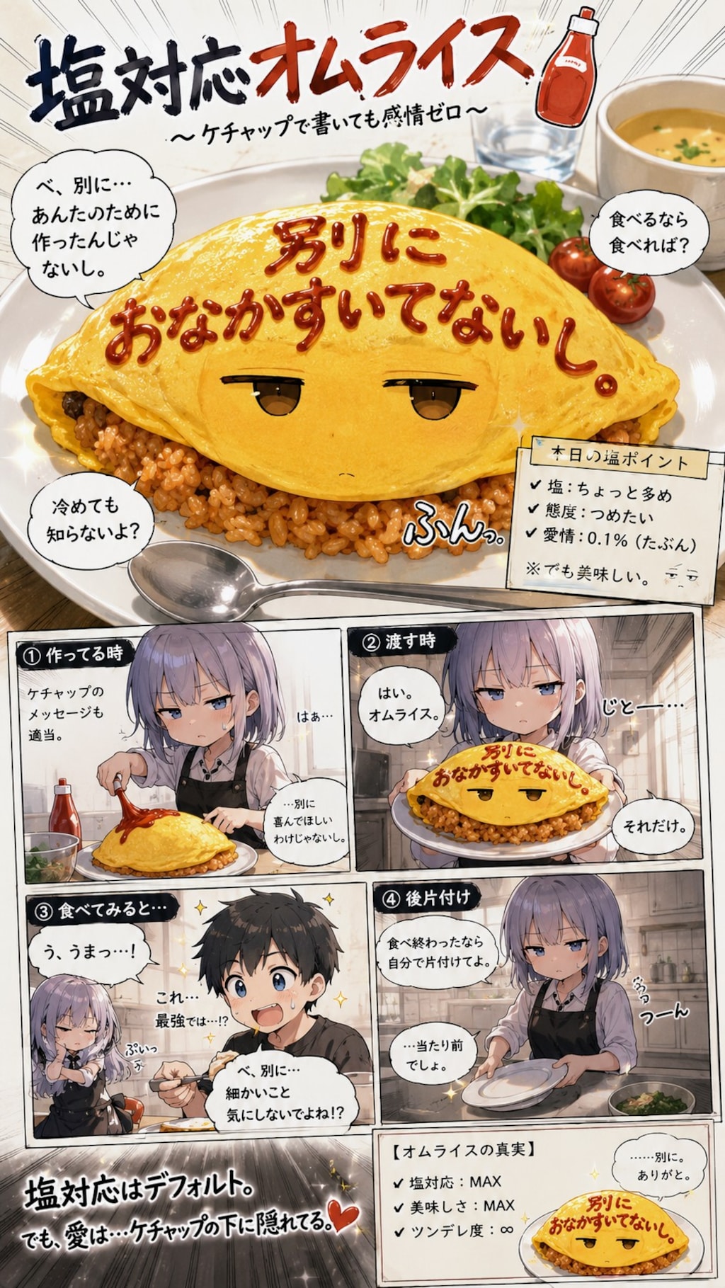 塩対応オムライス