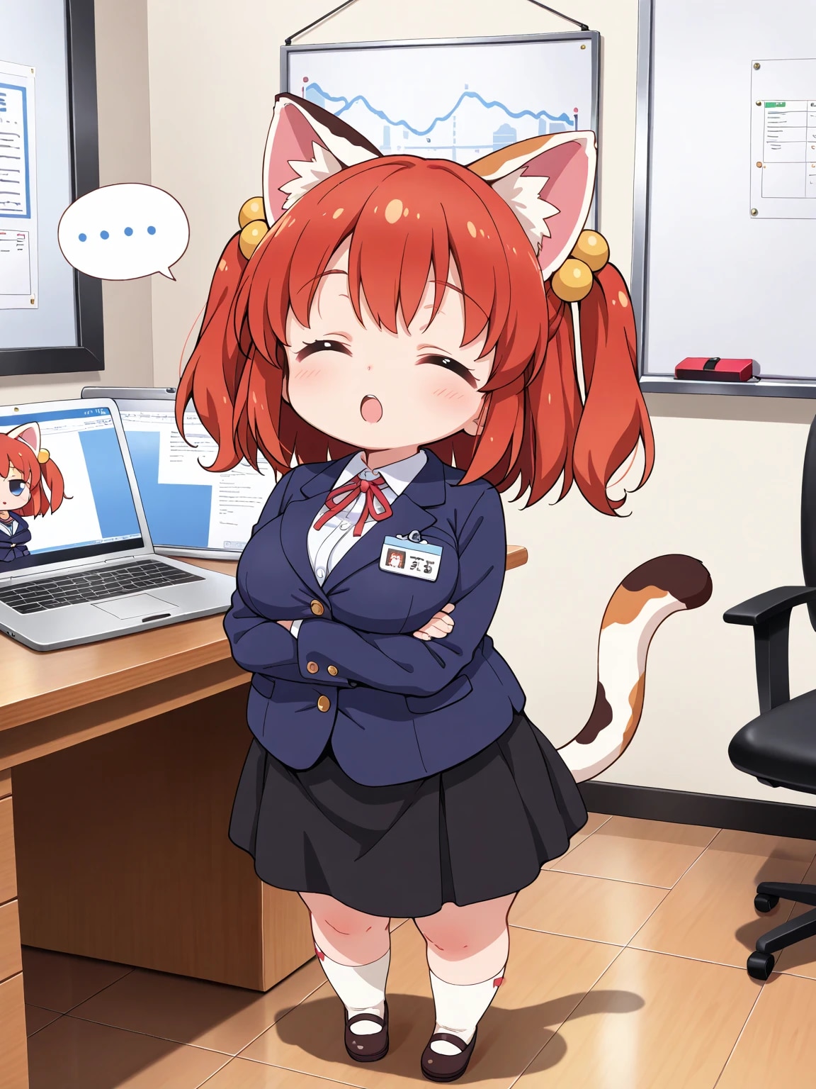 仕事中・・・！ | の人気AIイラスト・グラビア