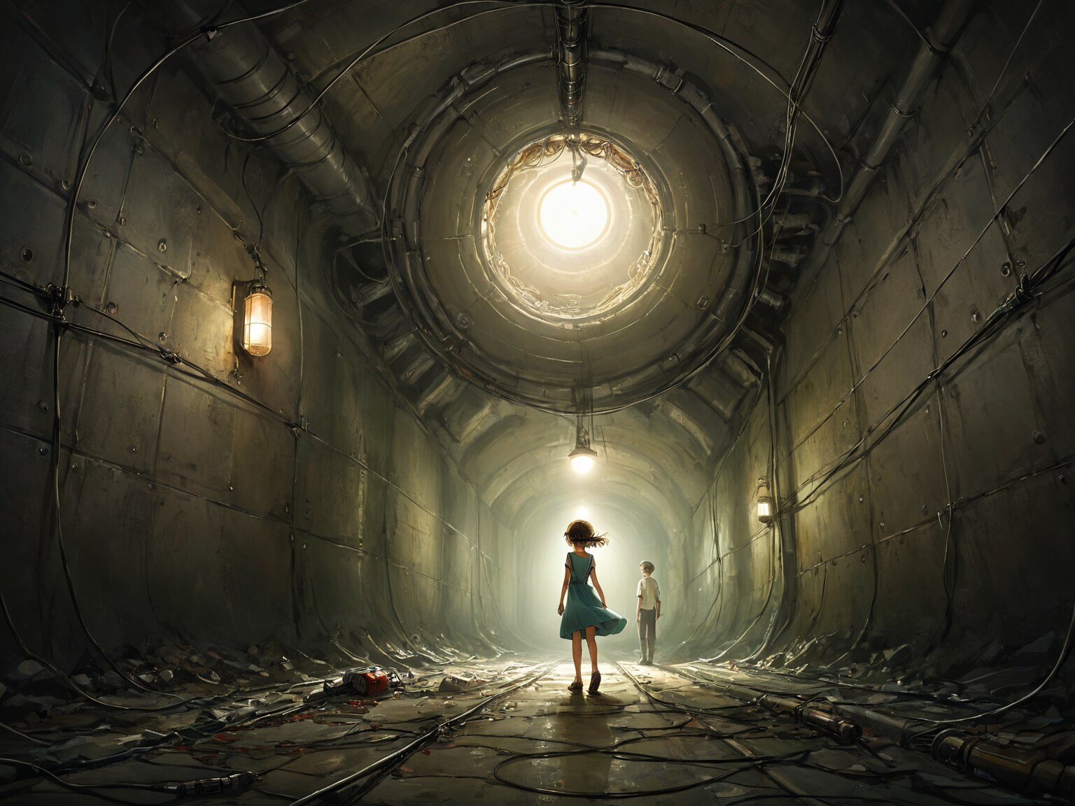 地下シェルターへの道 | の人気AIイラスト・グラビア