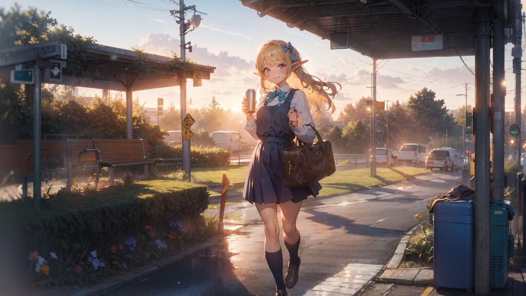エルフの同級生と２