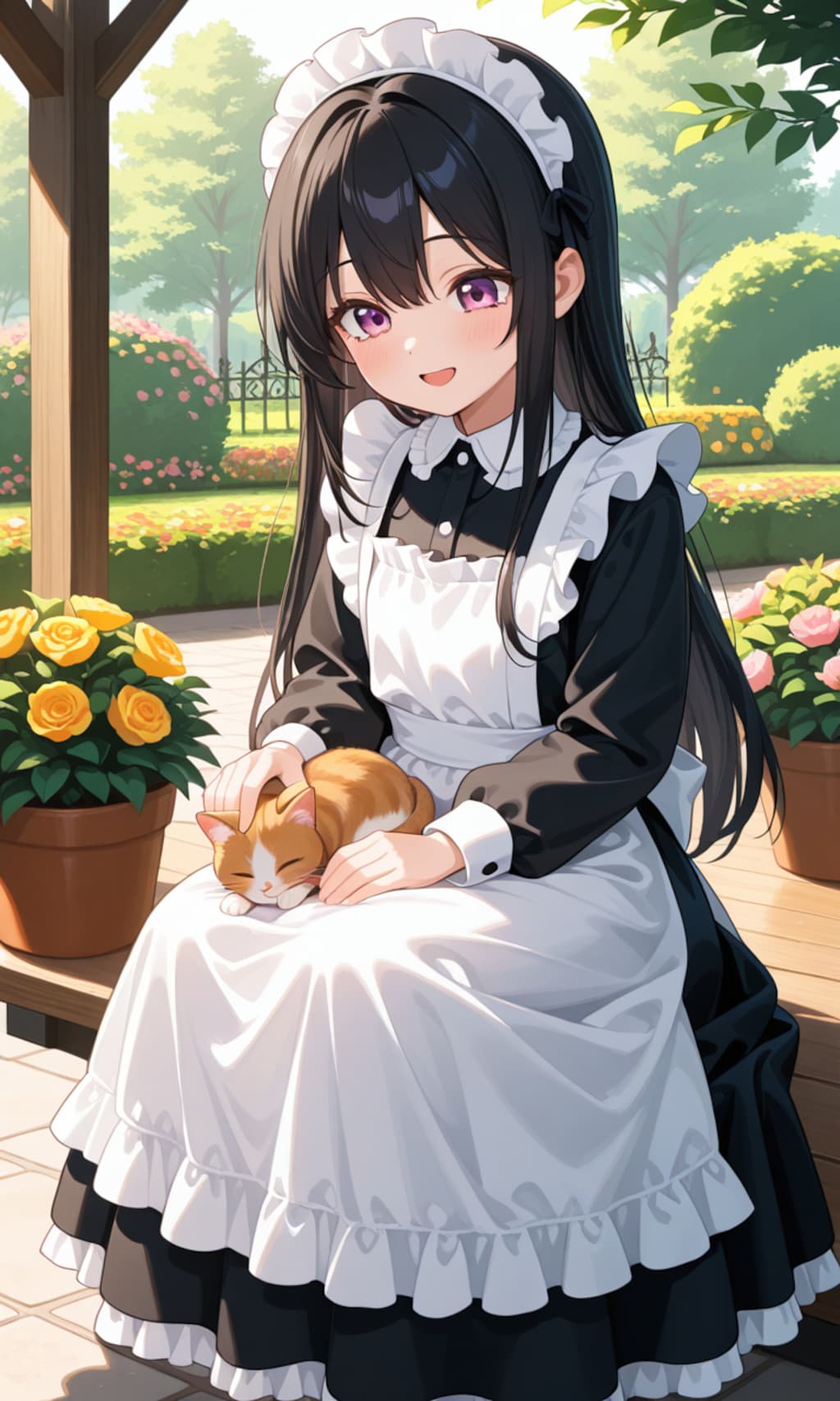 猫さんとメイドさん