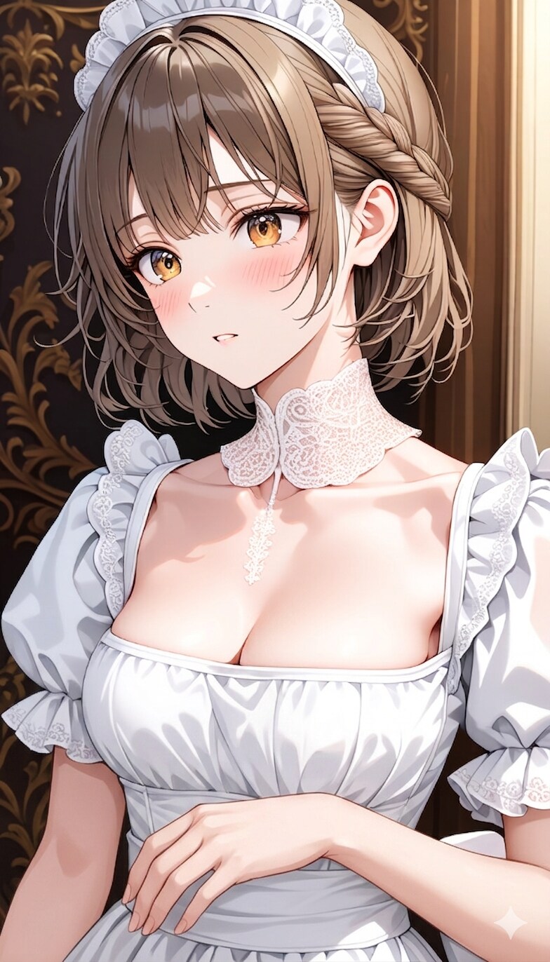 Days AI 「白いドレスを着た美女」