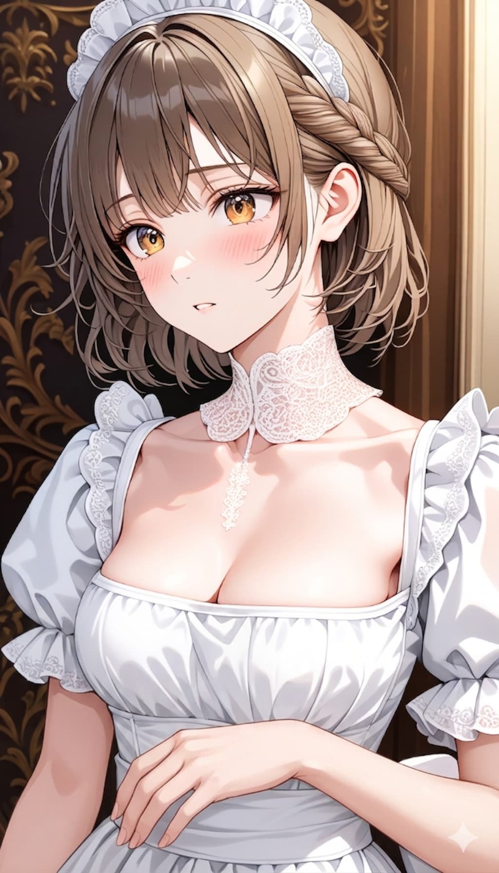 Days AI 「白いドレスを着た美女」