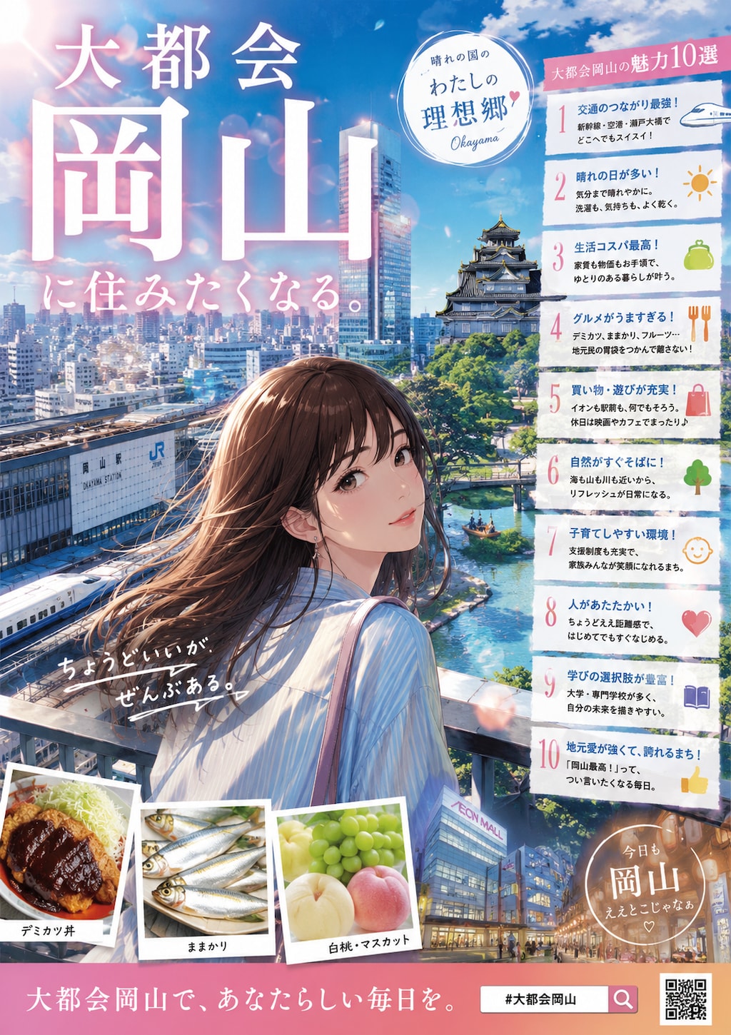 こられんせぇ(来たらいいよ)大都会岡山