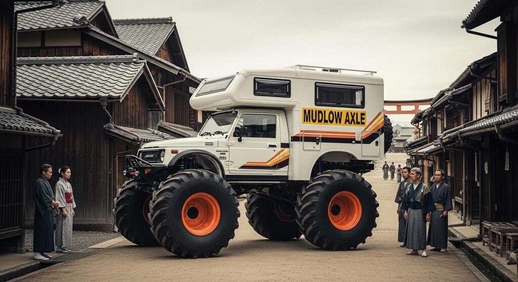 ジムニーキャンピングカーモンスター