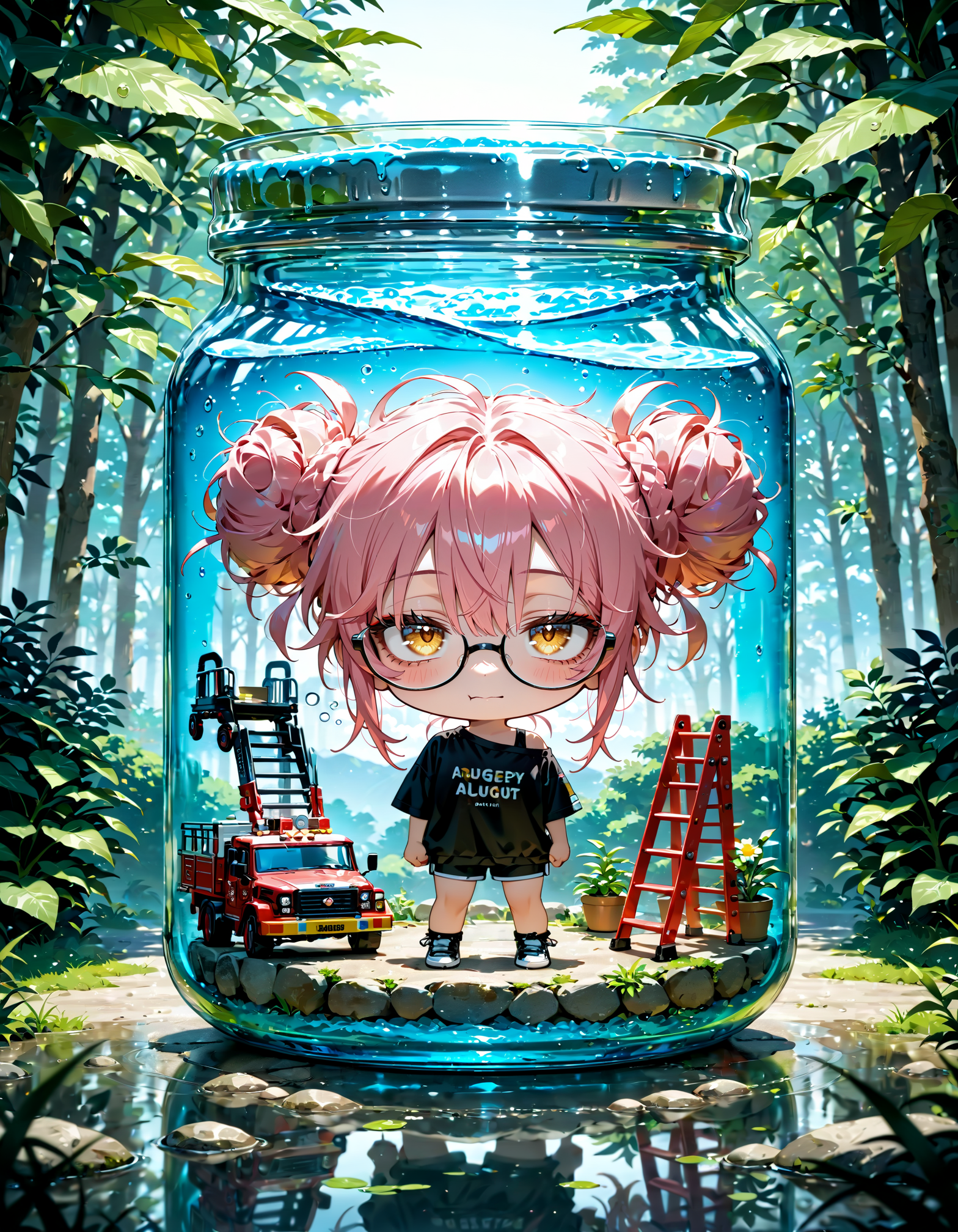 今日は何の日？　はしご車の日 | の人気AIイラスト・グラビア