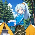 キャンプ場のあおいちゃん 2枚目