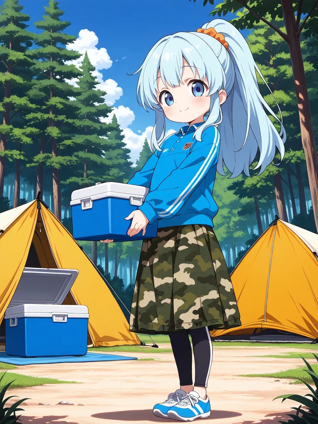 キャンプ場のあおいちゃん