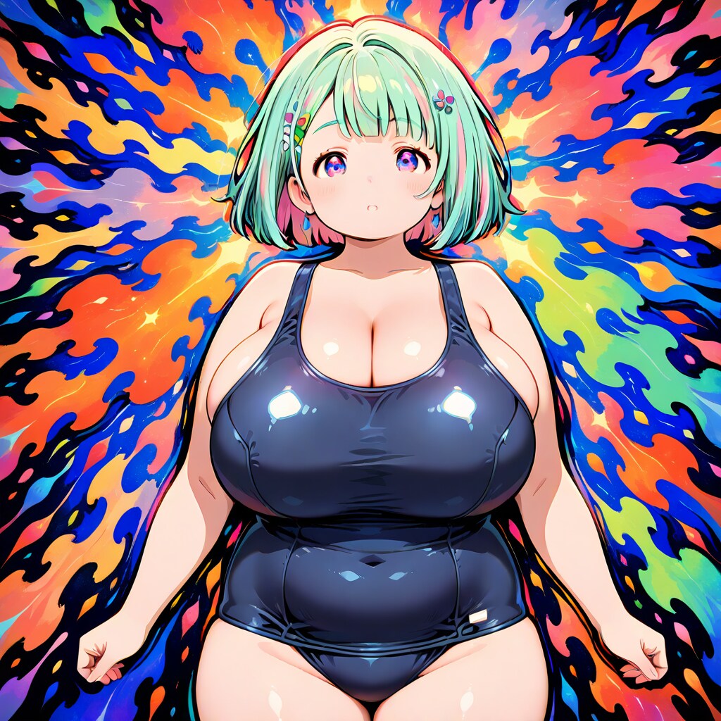 巨乳ぽちゃのロールシャッハテスト