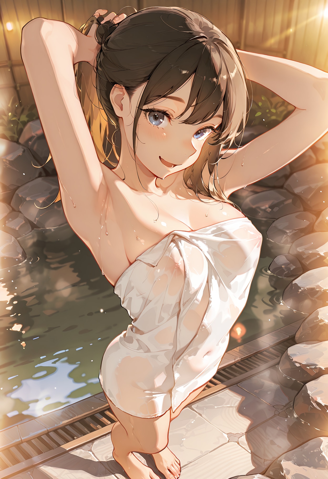 温泉少女