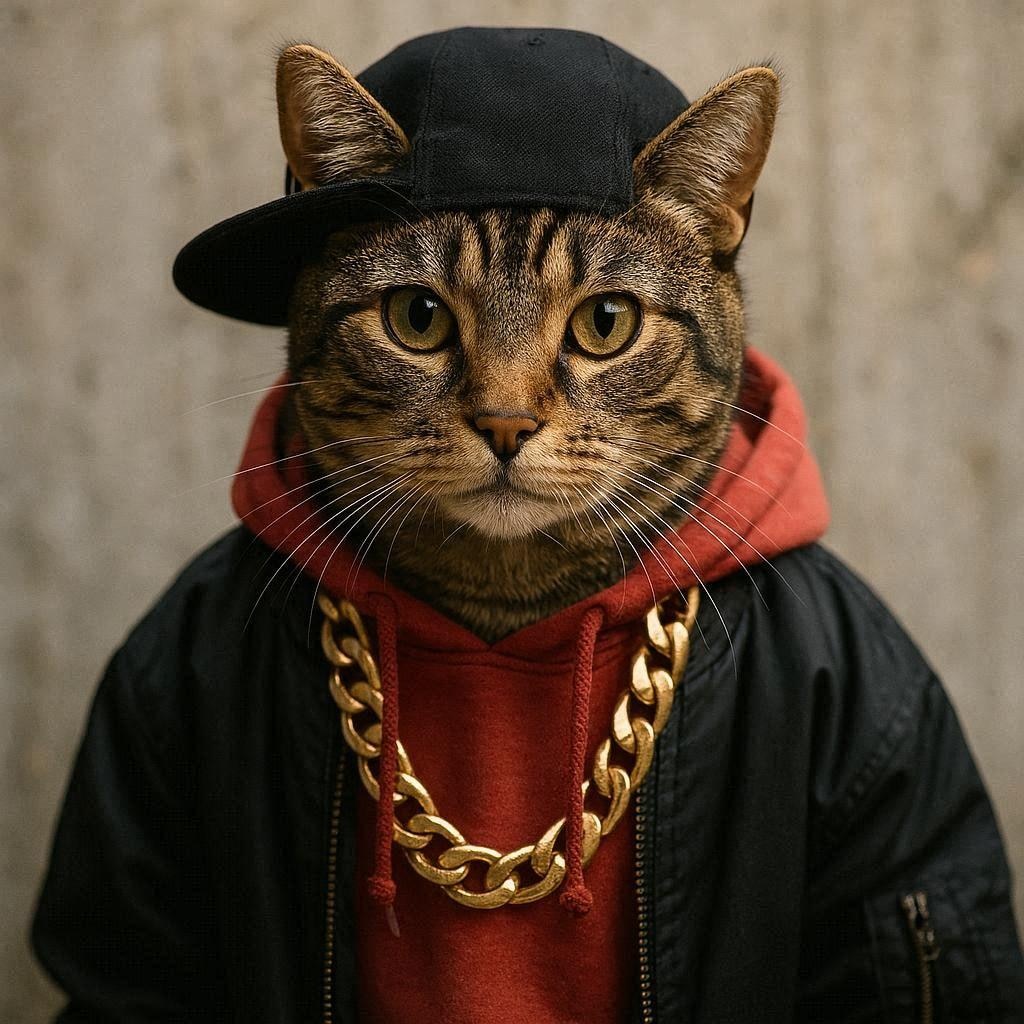 ヒップホップな猫