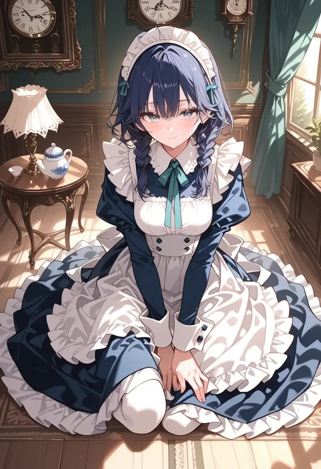 おはようございます、お茶はもう少し待って下さい。