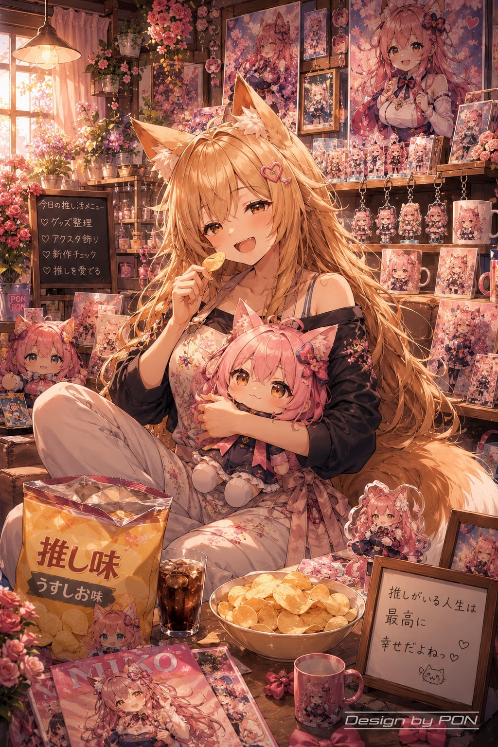 8月23日、ポテトチップスの日 | の人気AIイラスト・グラビア