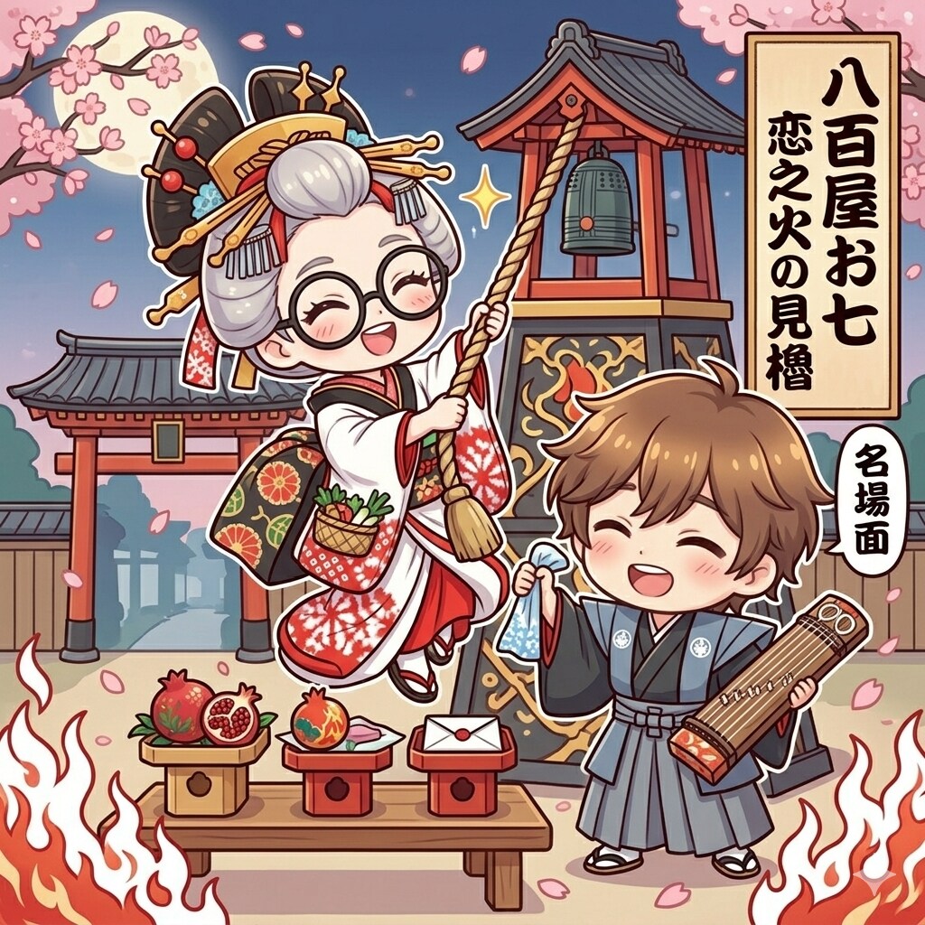 今日は「八百屋お七の日」 | の人気AIイラスト・グラビア