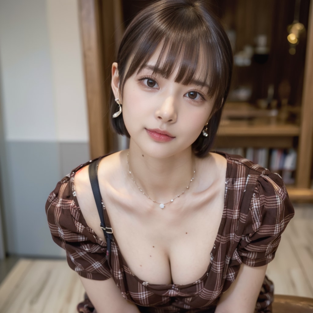 胸元の誘惑