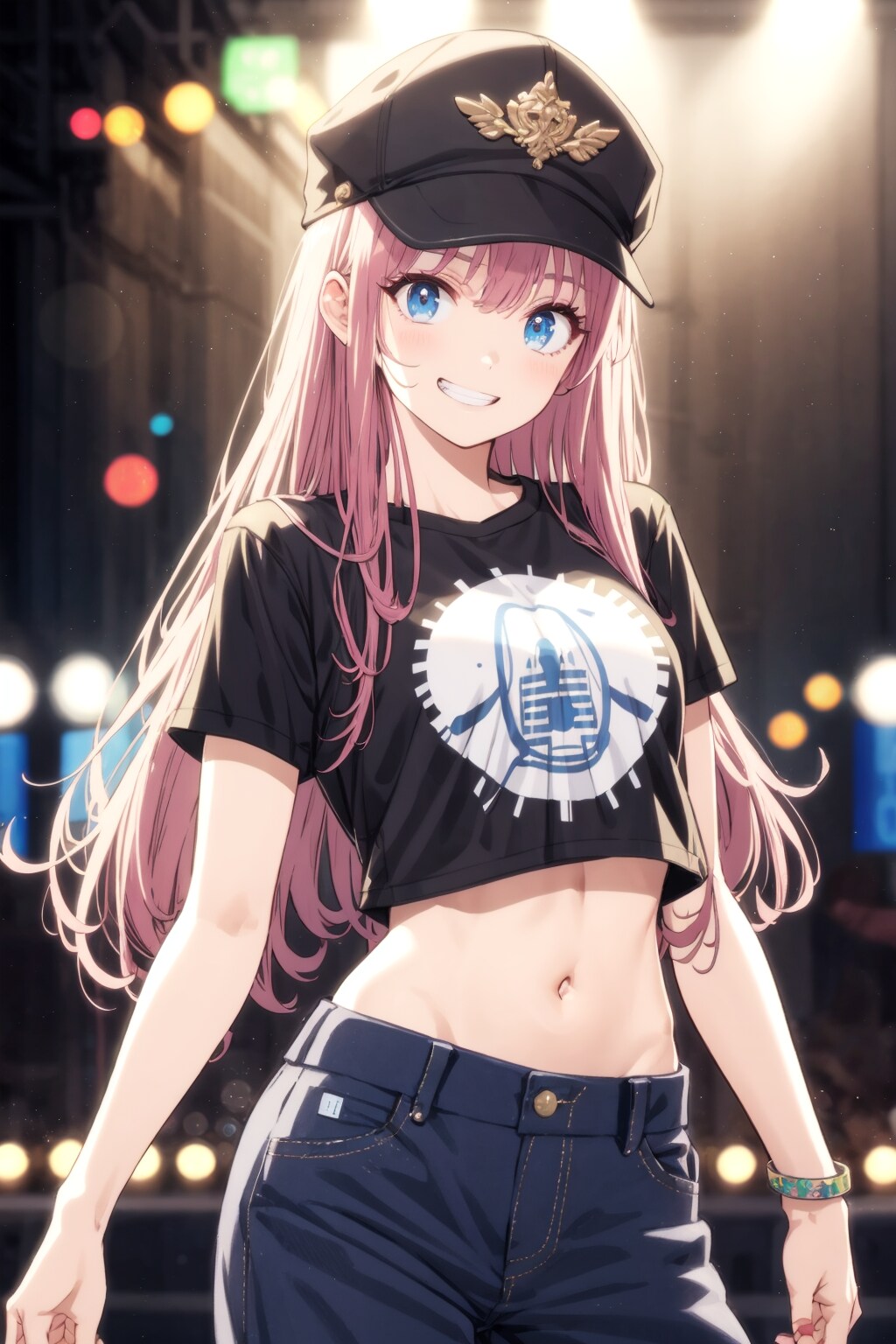 AQUAキャスケットガール | の人気AIイラスト・グラビア