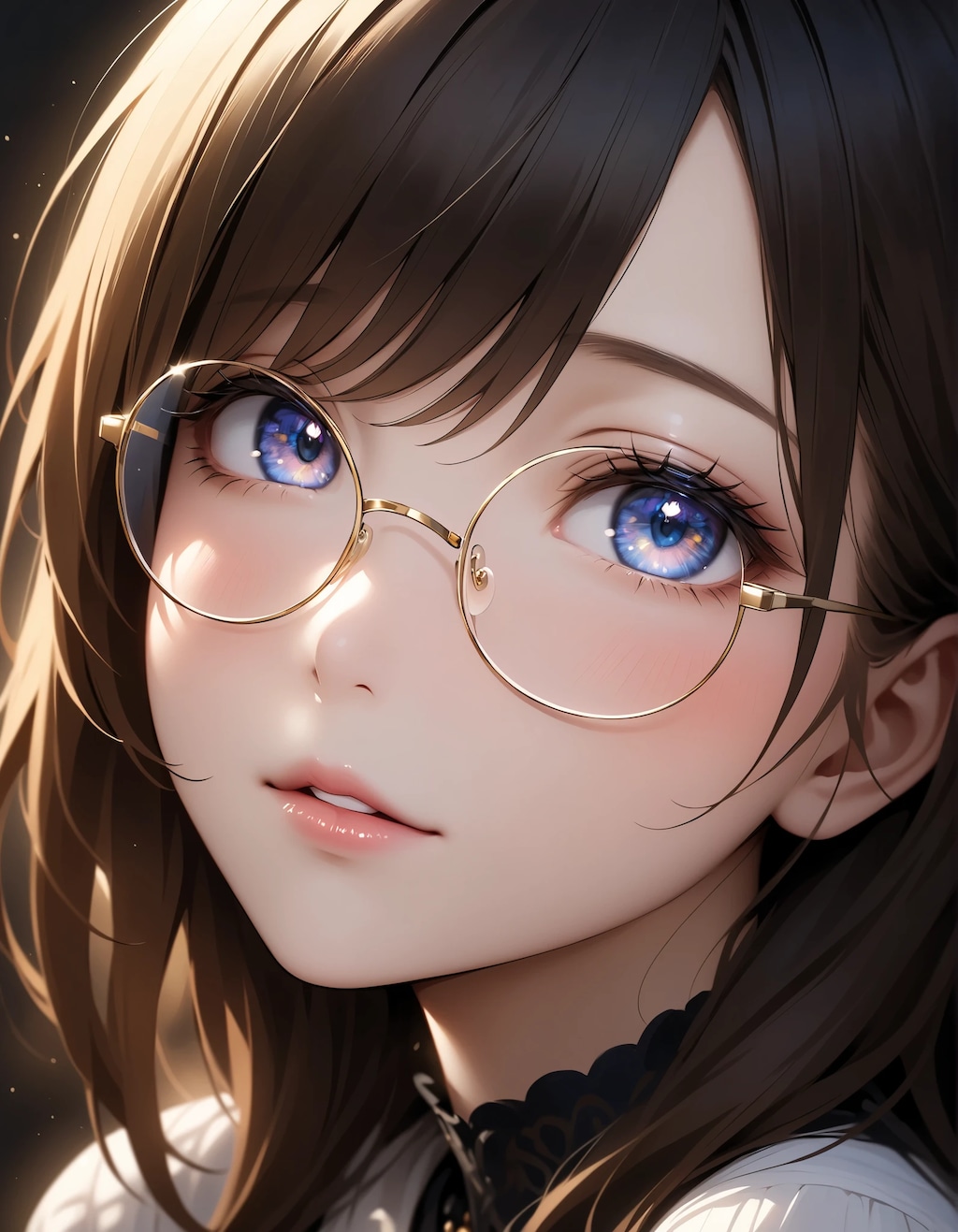 メガネ似合う？