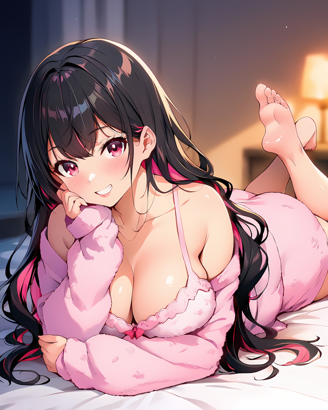 夢の中でも一緒だよ。リナのおやすみポーズ🌙