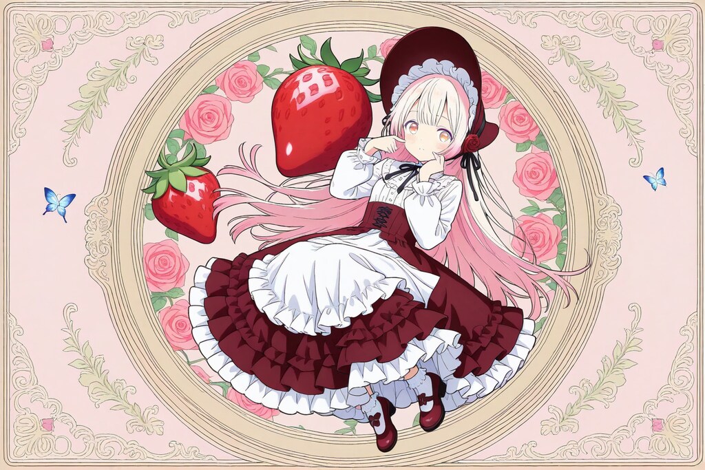 苺と春のロリータ少女