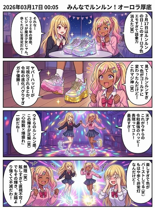 ルンルンの日！心拍数で色変わるの、もはや魔法案件 | の人気AIイラスト・グラビア