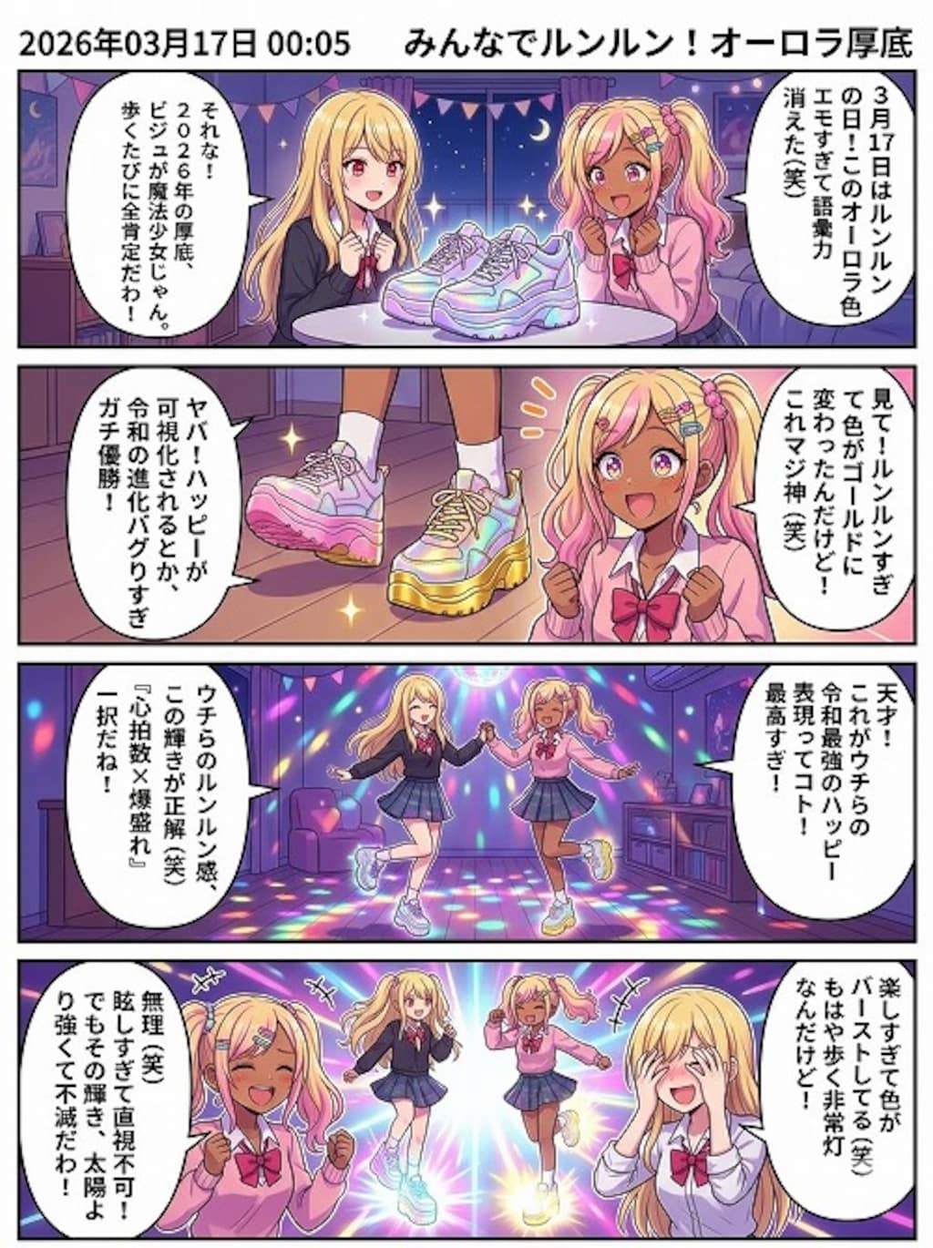 ルンルンの日！心拍数で色変わるの、もはや魔法案件