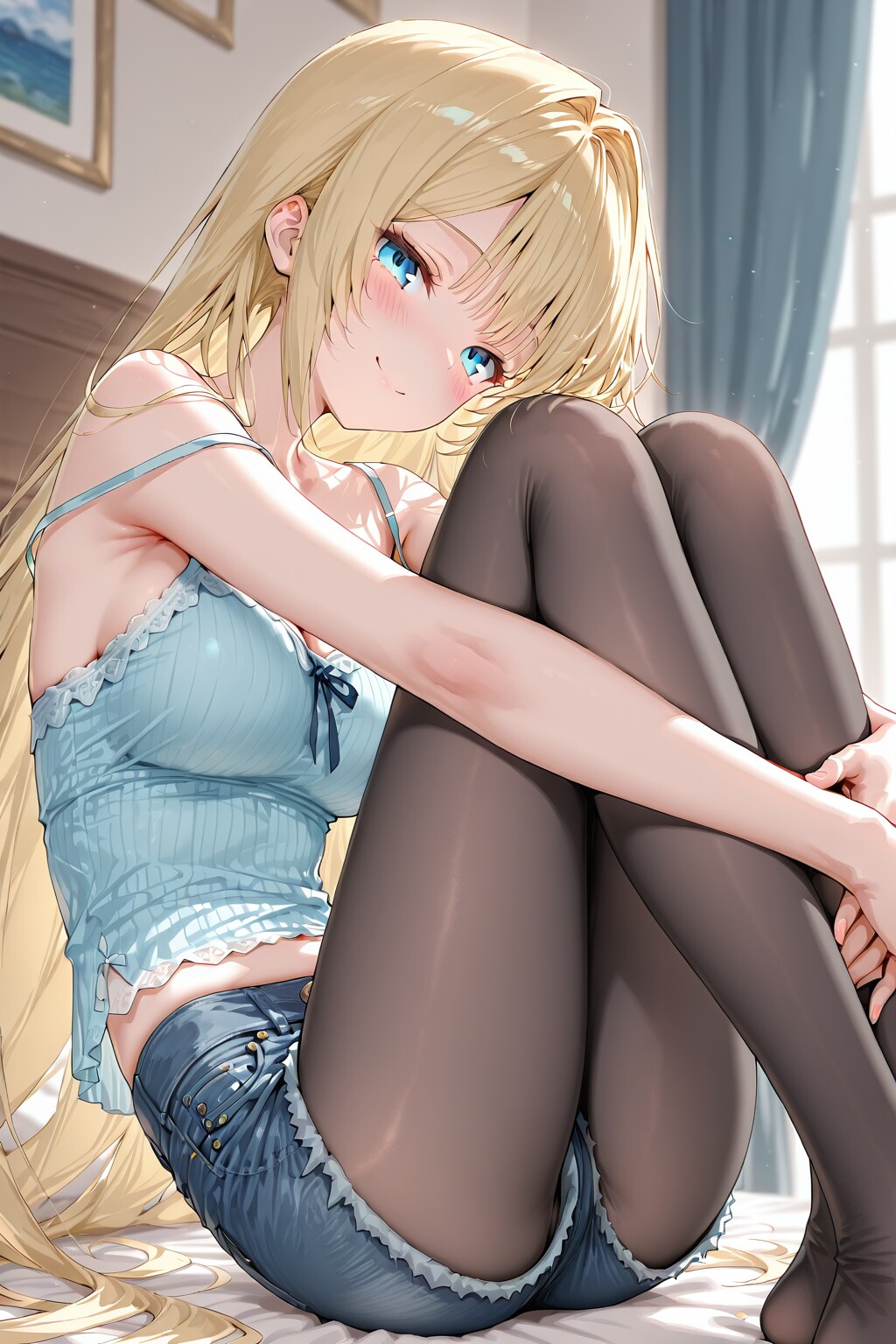 金髪キャミソール３