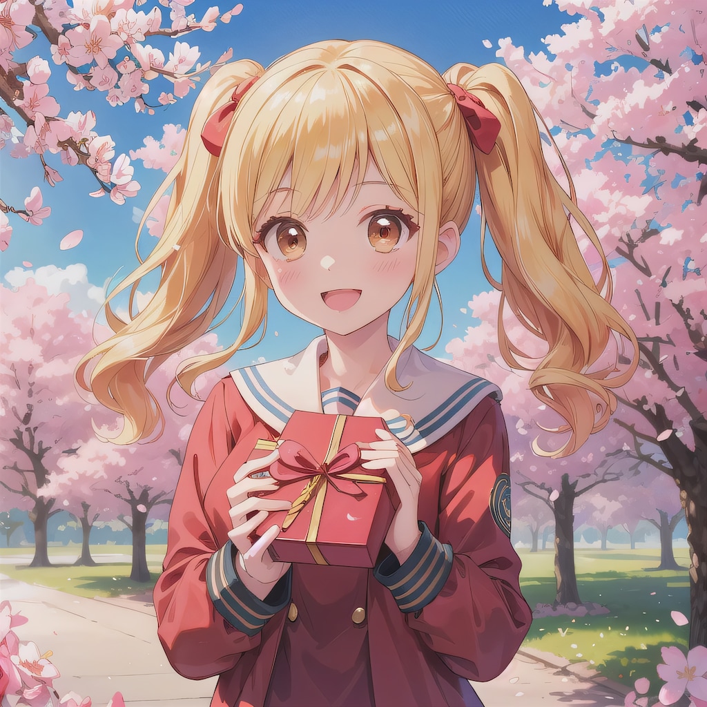 金髪ロングでセーラー服の少女１８