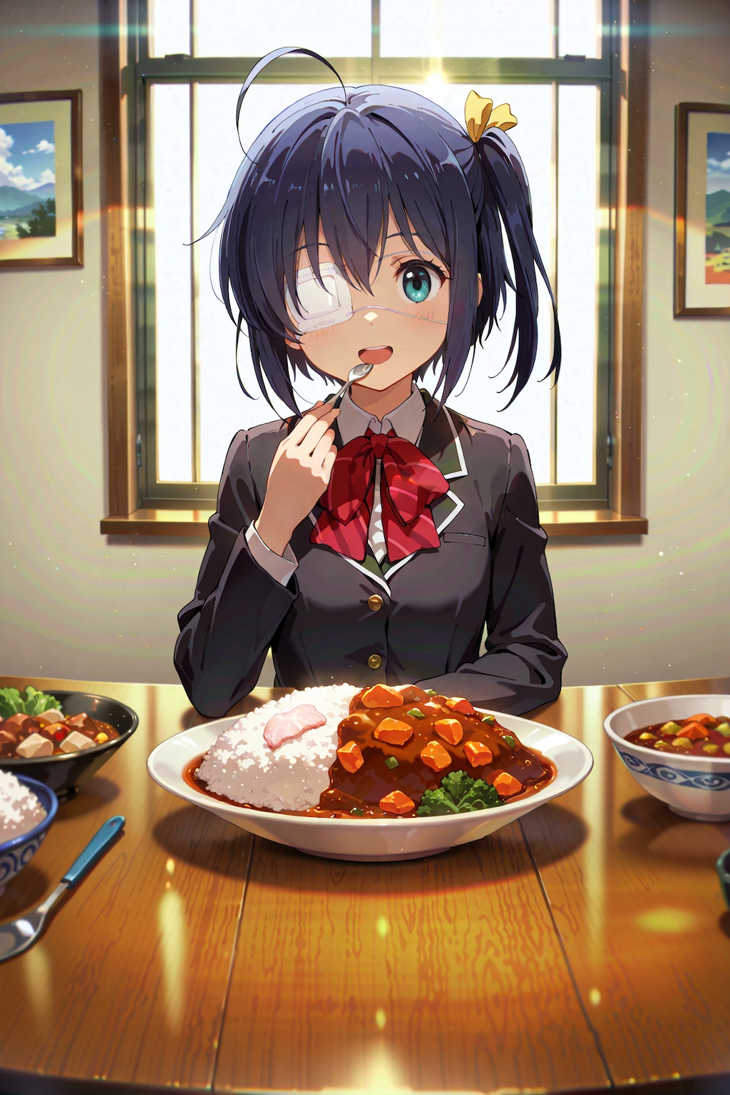 カレーライスと六花ちゃん