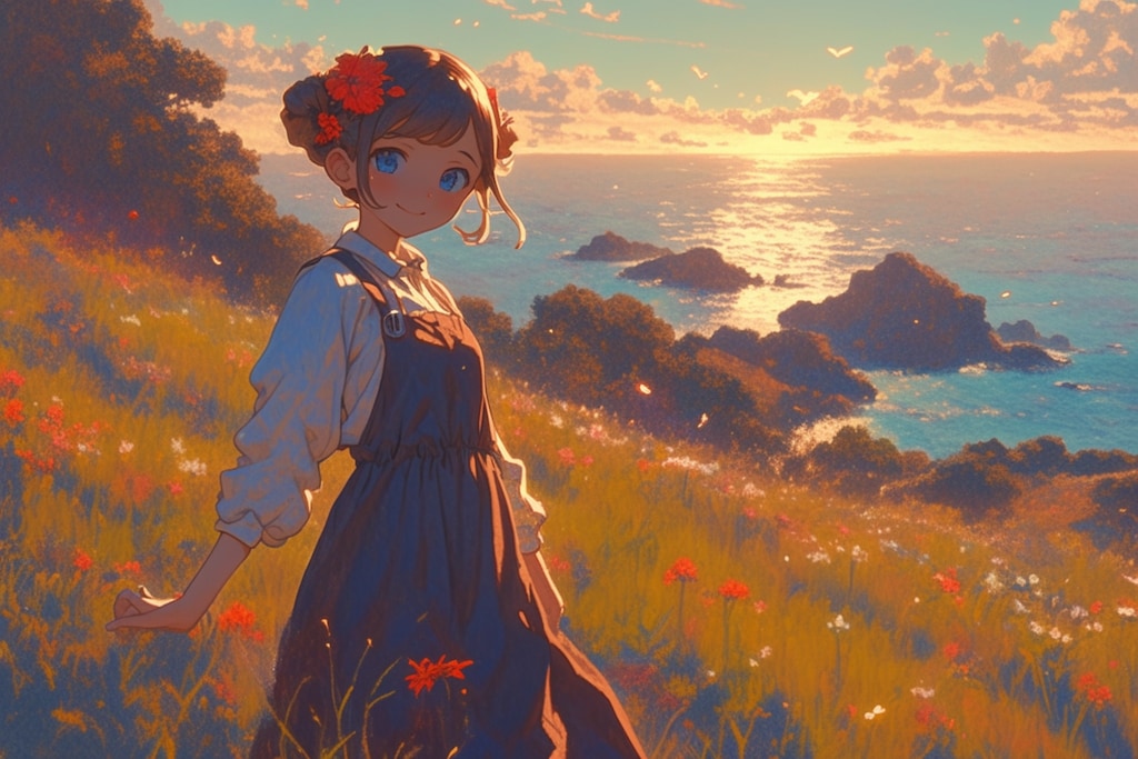 夕暮れのおだんごちゃん🍡✨01