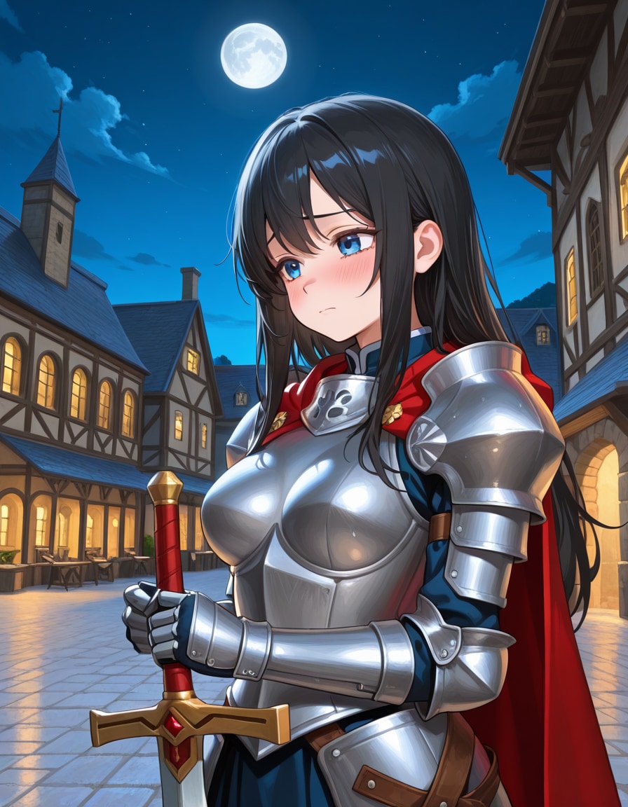 ヨーロッパの街と葵さん(PixAI版) | の人気AIイラスト・グラビア