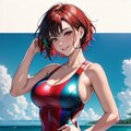競泳水着美女2 2枚目
