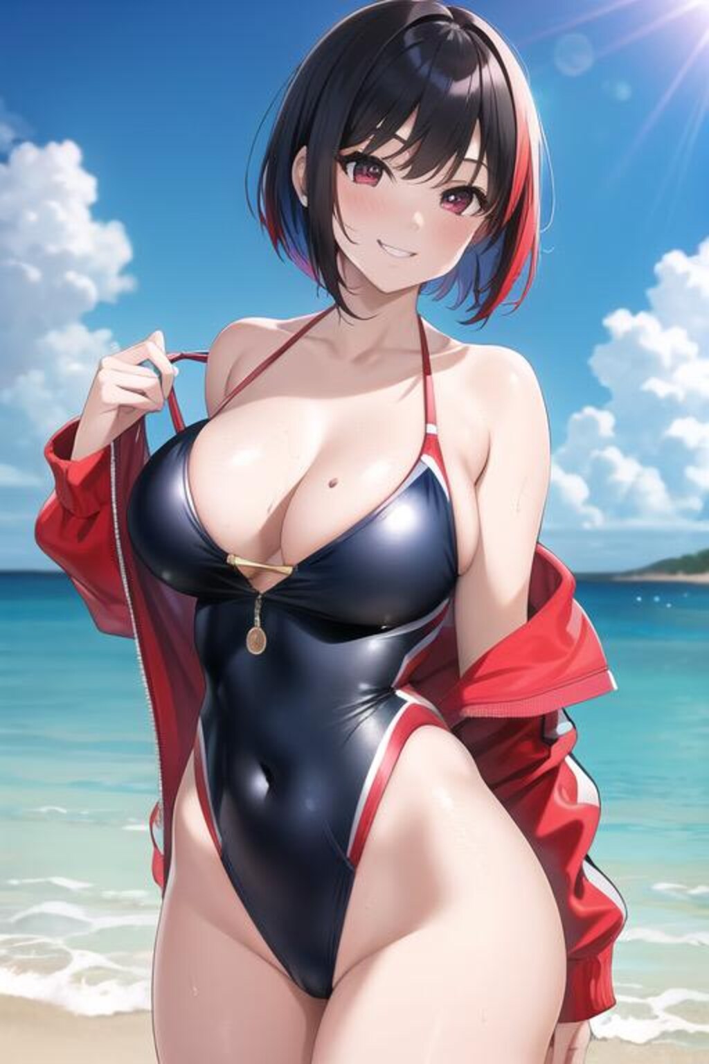 競泳水着美女2