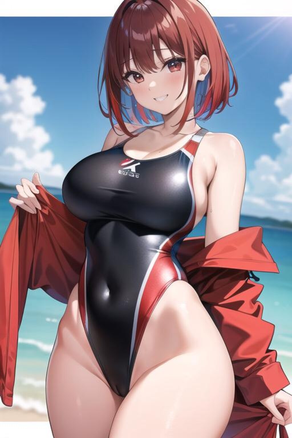 競泳水着美女2