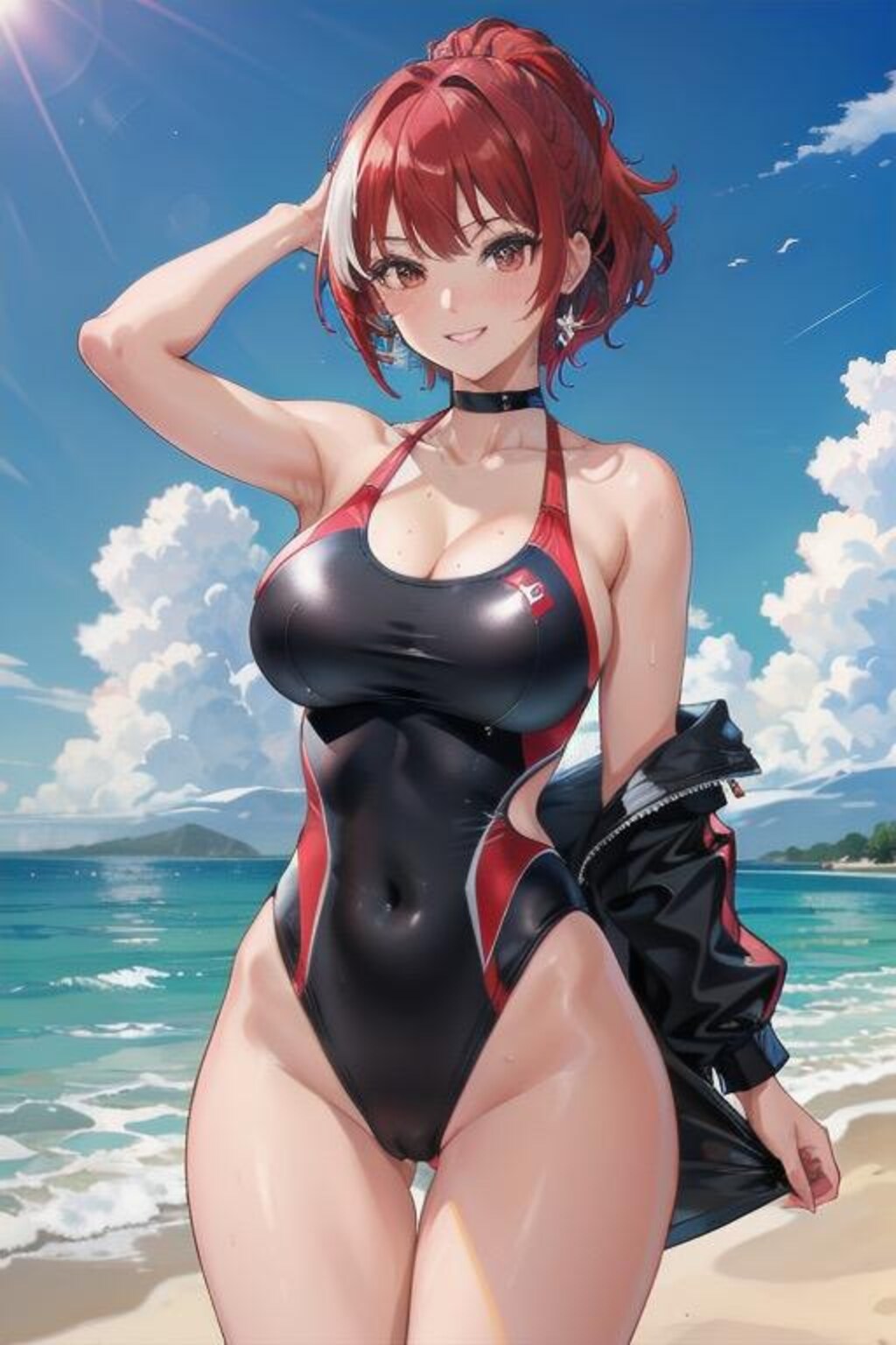 競泳水着美女2