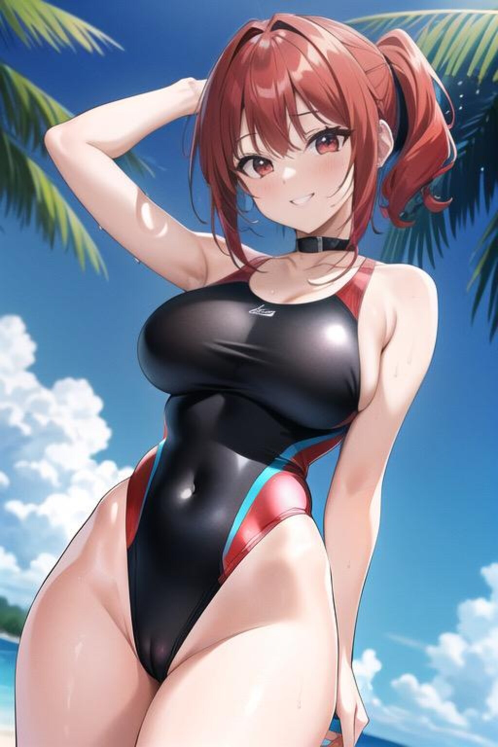 競泳水着美女2